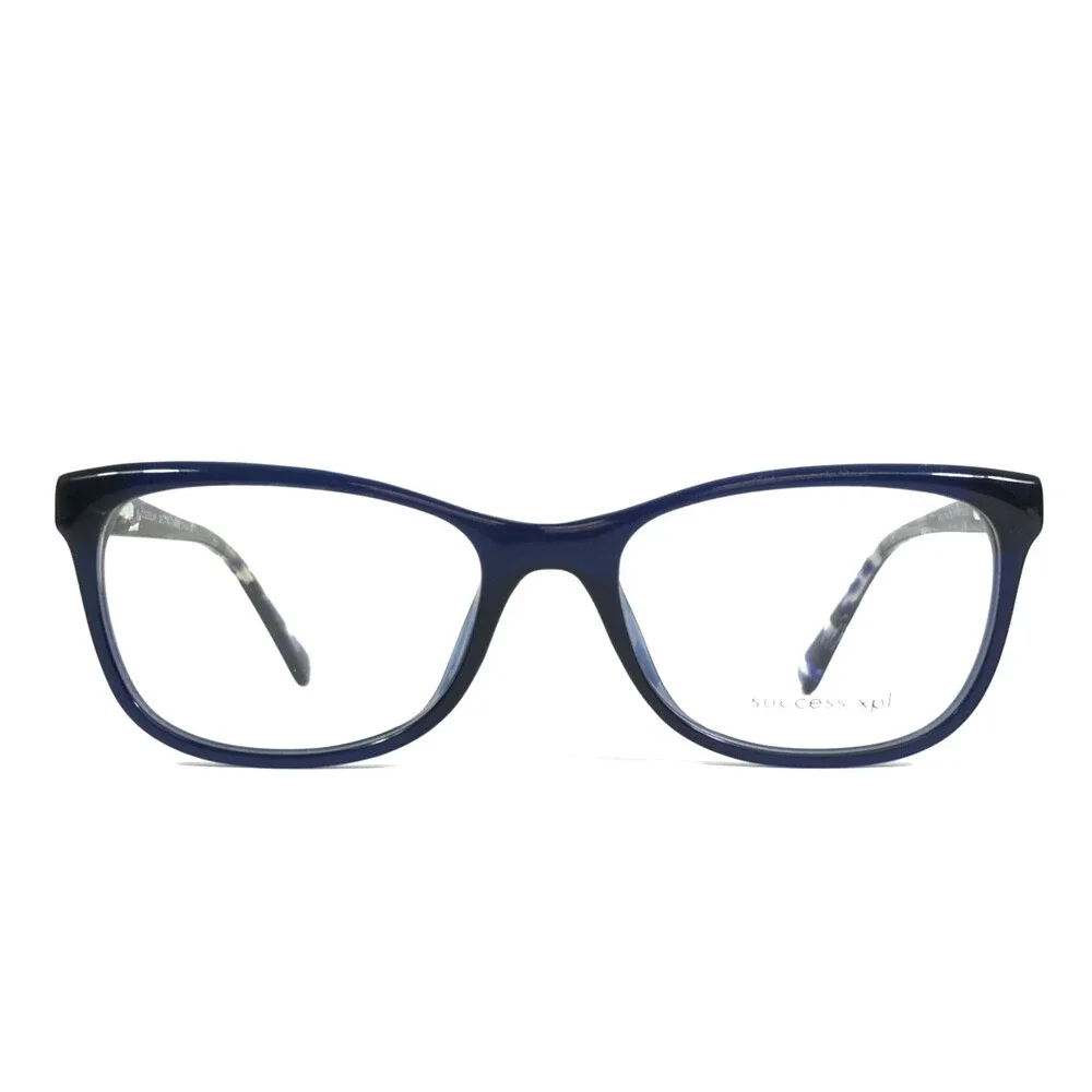 Success Eyeglasses Frames SPL-TINA BLUE Black Cat Eye Full Rim 52-17-140